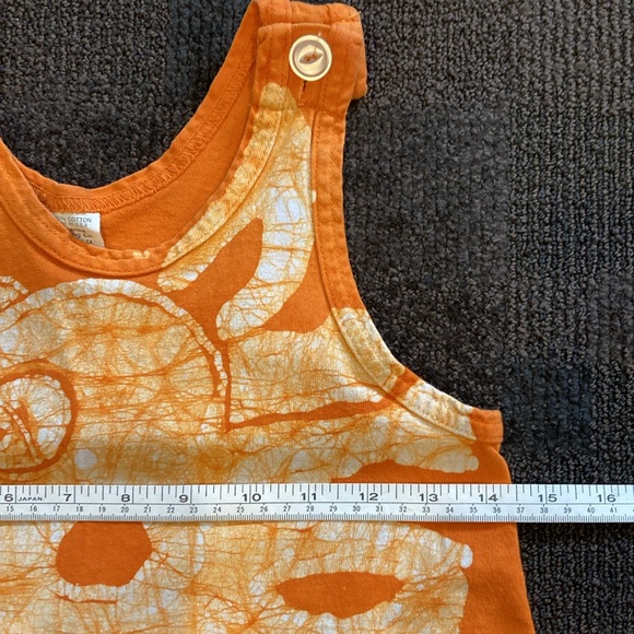 VNTG Batik Giraffe Toddler One Piece Jogger Jumpsuit Tie Dye Hand Made 24 month - Picture 15 of 16